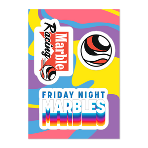 Friday Night Marbles Sticker Sheet