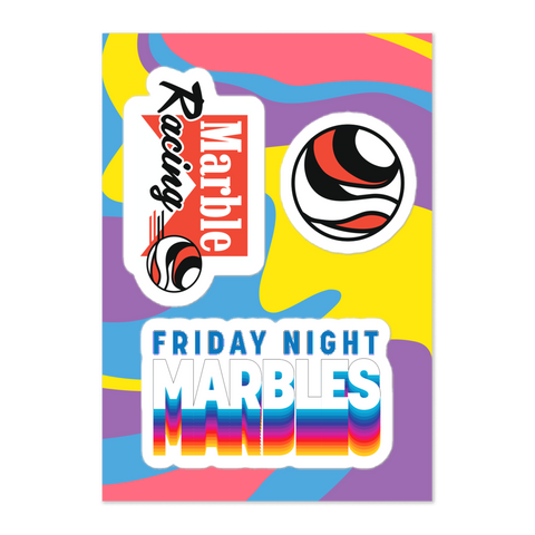 Friday Night Marbles Sticker Sheet